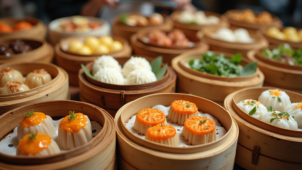 Image of Dim Sum on Table