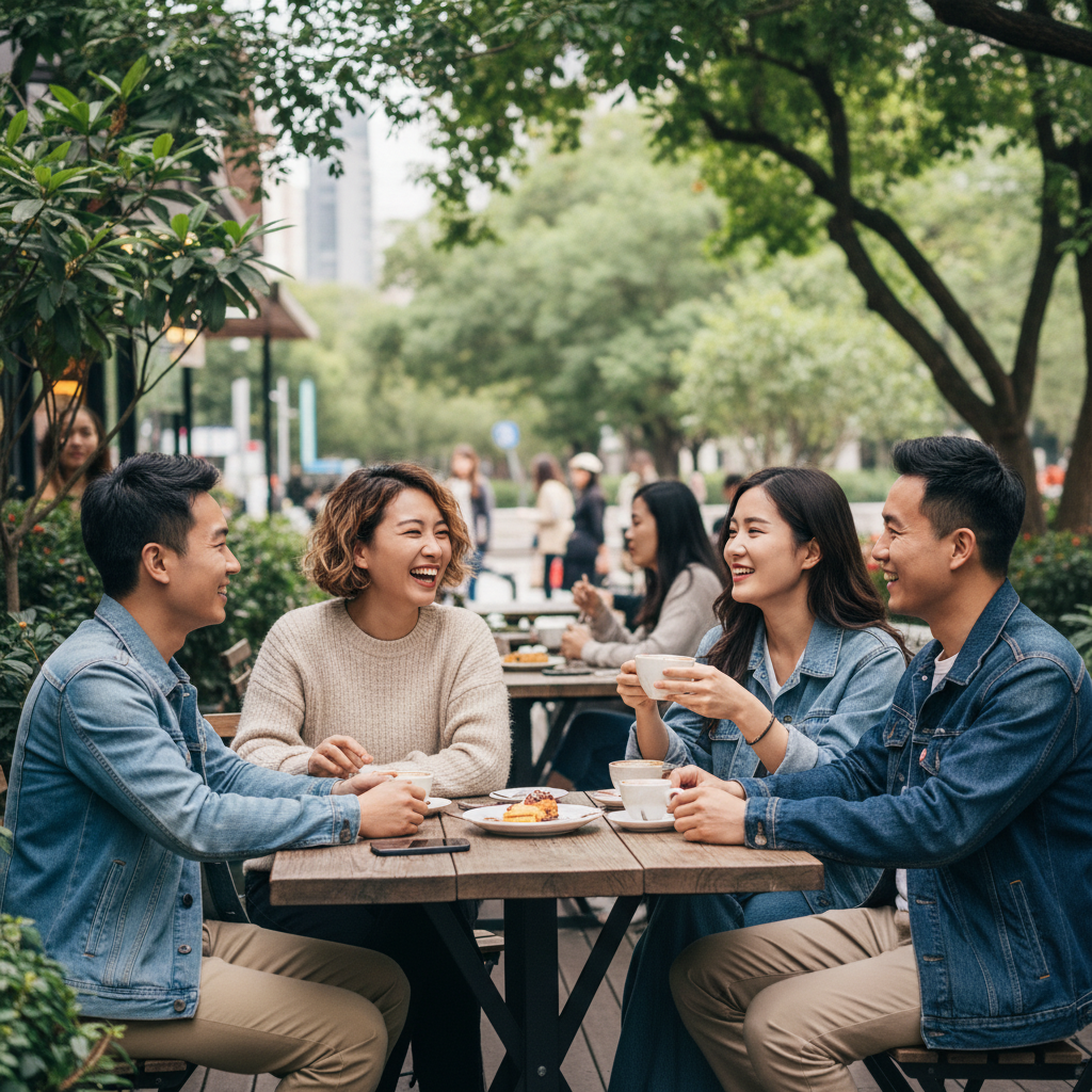 Image of Chinese Casual Meeting