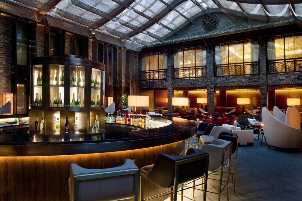 Modern bar in chengdu hotel