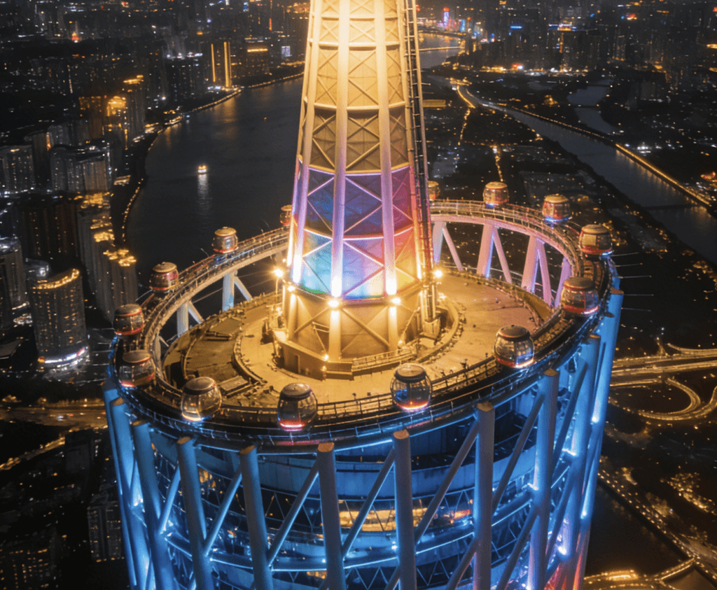 Canton tower observation deck