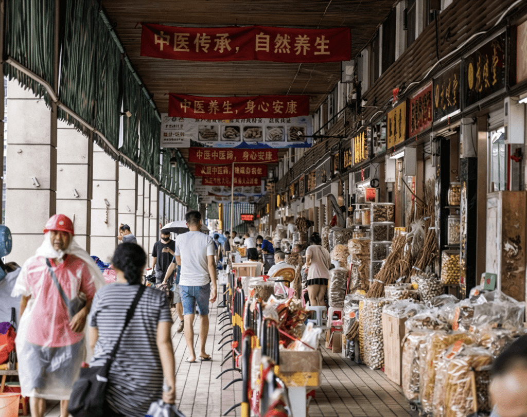 Qingping market and herbal medicine shops Guangzhou